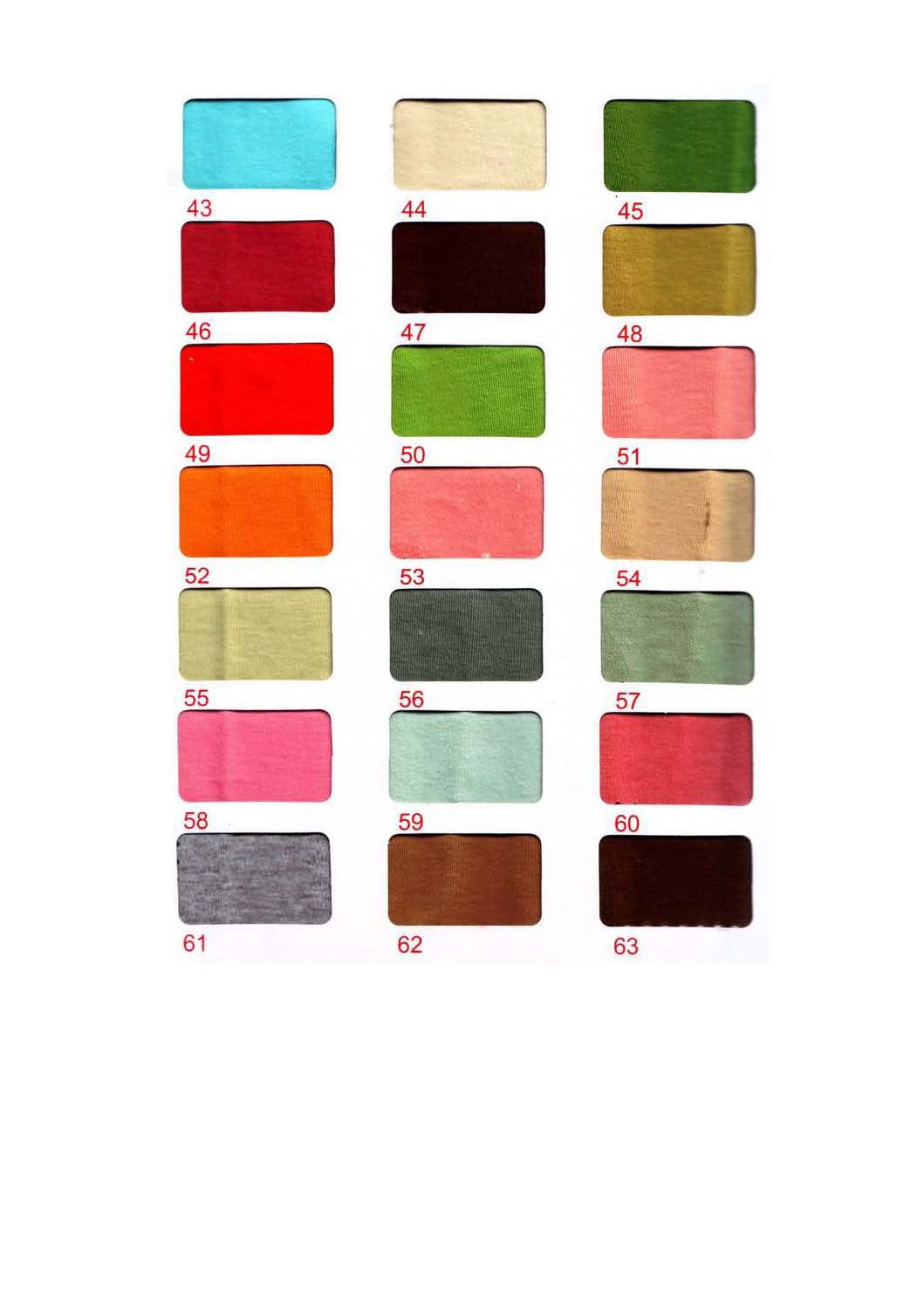 baby clothes color card 3